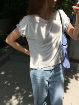 2 in 1 contrast layer Tee