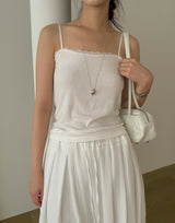 Lace fringe cami