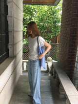 2 in 1 contrast layer Tee