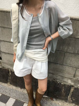 Blue smooth soft outer w/ mesh collar