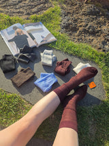 Soft merino wool socks