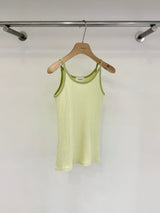 Cami vest w/ contrast trimming