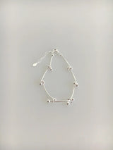 Silver premium chain bracelet