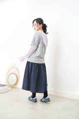 Purple mesh top w/ hoodies