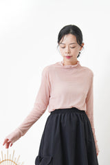 loose neck sheer inner blouse