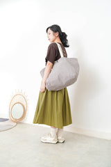 Ivory 2 ways tote bag