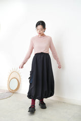 loose neck sheer inner blouse