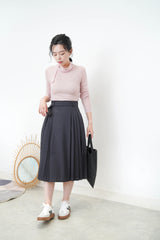 Pink soft inner top w/ detail collar