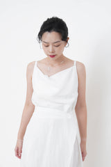 White premium one piece w/ waist layering