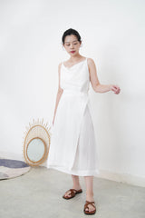 White premium one piece w/ waist layering