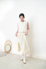 loose neck sheer inner blouse