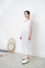 White premium one piece w/ waist layering