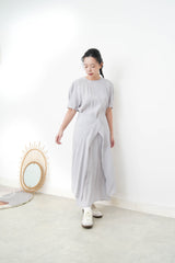 Grey one piece w/ attachable layer