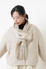 burgundy loose turtle neck inner