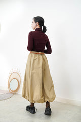 burgundy loose turtle neck inner
