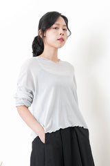 Grey mesh top w/ hoodies