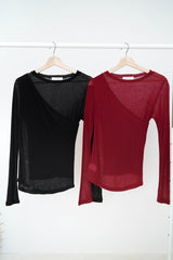 Red wine 2 layers soft top