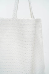 Floral texture tote bag