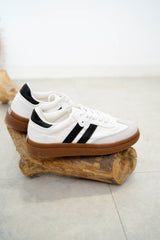 White vintage style sneakers