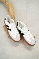 White vintage style sneakers