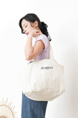 Ivory 2 ways tote bag