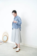 Blue boat neckline one piece in side ribbons