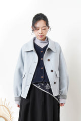 Navy corduroy vest