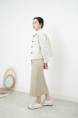 Clean cut jacket with pockets