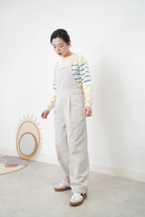 Light dungarees with waist buttons