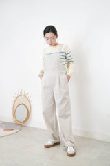 Light dungarees with waist buttons