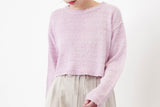 Pink crop sweater