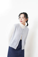 Stripes soft inner in loose turtle neck