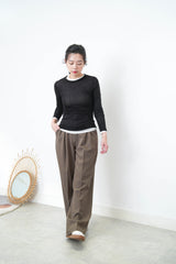 Black mix & match thin soft inner
