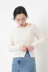 Ivory top in buttons split details