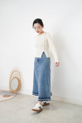 Ivory top in buttons split details