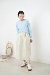 Light green balloon skirt w/ string waist