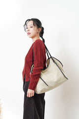 Wine thin knit sweater w/ side buttons