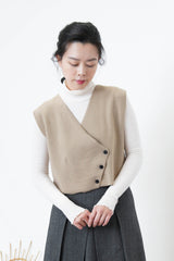 Ivory soft turtle neck inner