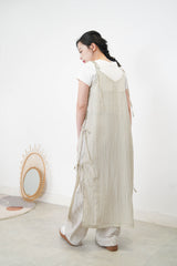 Stripes wide leg trousers