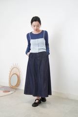 Blue cami w/ navy inner