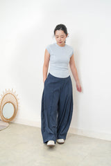 Baby blue minimal vest