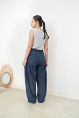Grey high neck vest