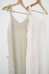 Ivory ribbon details one piece
