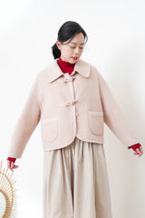 Light beige pleats round skirt w/ straps