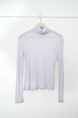 Stripes soft inner in loose turtle neck