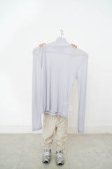 Stripes soft inner in loose turtle neck
