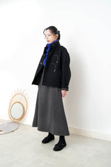 Blur cashmere wool scarf in diamond shape