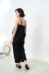 Line cami top w/ trousers in set