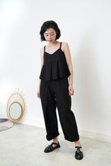 Line cami top w/ trousers in set