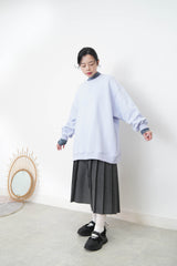 Pastel purple oversized pullover